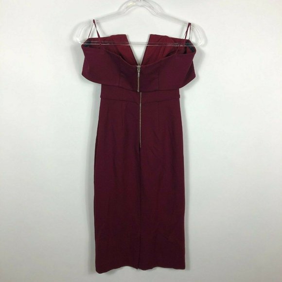 N/ Nicholas Women's Bandage Deep V Pencil Dress - Picture 2 of 5